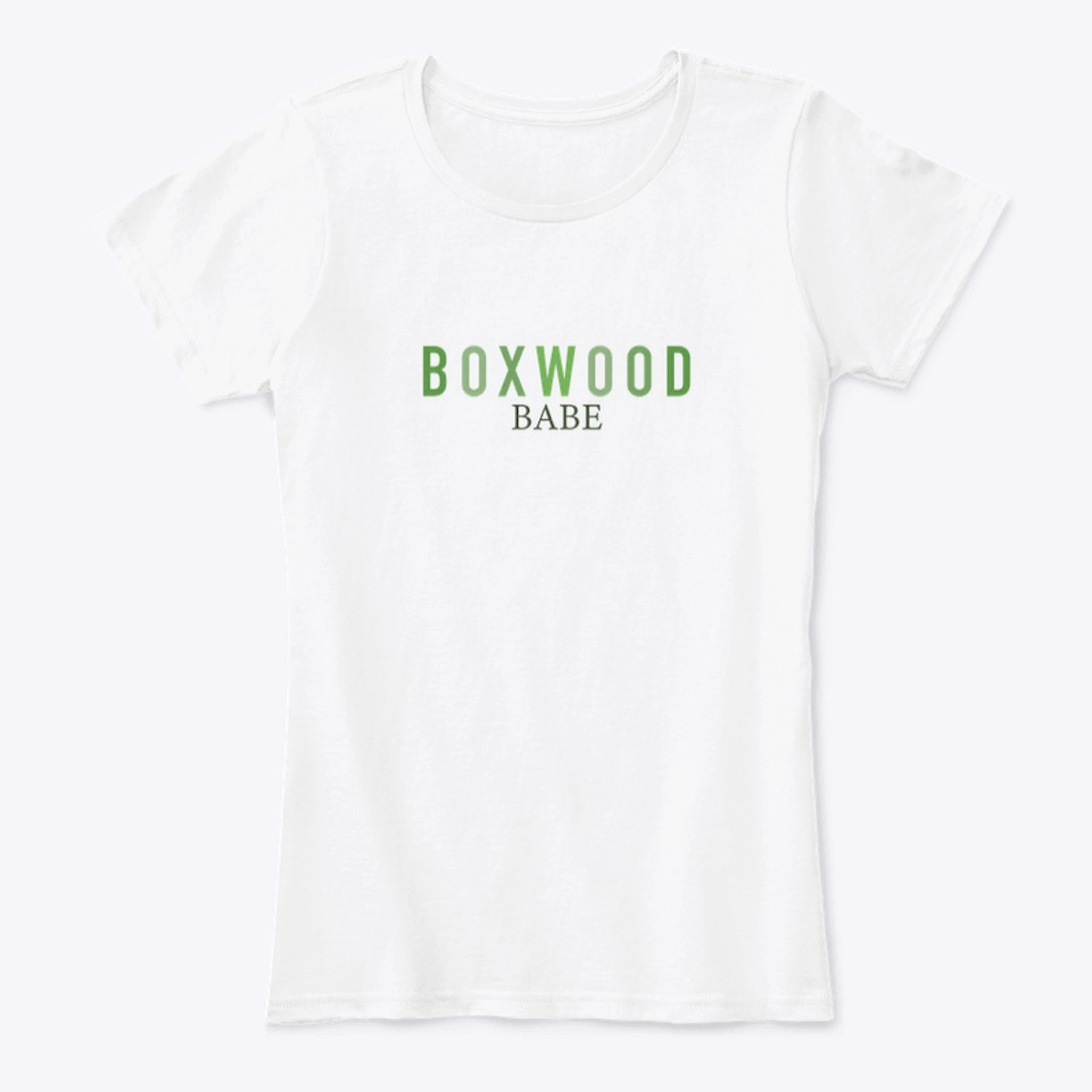 Boxwood Babe T-Shirt || Linda Vater